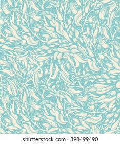 Vector background. Hand drawing of pen and ink. Leaves is intertwined. Fantasy forest. It can be used for greeting card, napkin, packing and other printing products