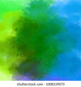 Vector background. Hand drawn abstract watercolor textures.