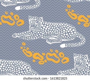 Vector background hand drawn exotic wild animals. Hand drawn ink illustration. Modern ornamental decorative background. Vector pattern. Print for textile, cloth, wallpaper, scrapbooking