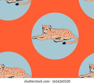Vector background hand drawn exotic wild animals. Hand drawn ink illustration. Modern ornamental decorative background. Vector pattern. Print for textile, cloth, wallpaper, scrapbooking