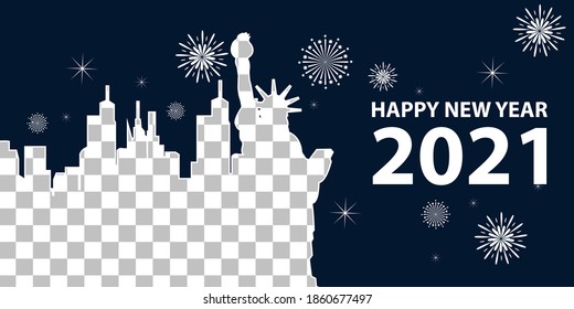 Vectores de Feliz Año Nuevo 2021 y Feliz Navidad
