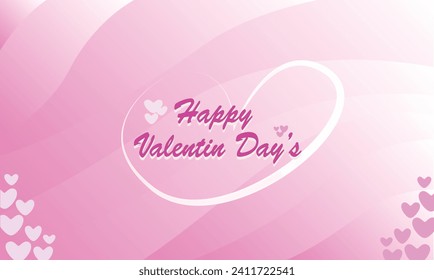 vector background with a happy Valentine's Day theme