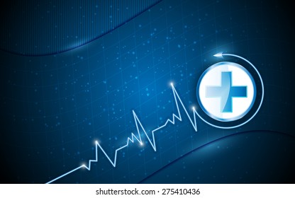 Vector Background Health Care Concept Stock Vector (Royalty Free ...