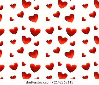 vector background of hearts for decoration and design