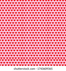 Vector background with hearts. Pink background to decorate the maiden party. Paper design for a little princess. Bright pink abstract pattern for inviting kids.