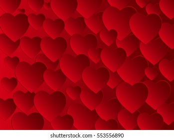 vector background with hearts,
Valentine's Day