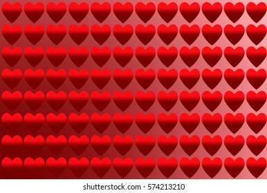 vector background with hearts,
Valentine's Day
