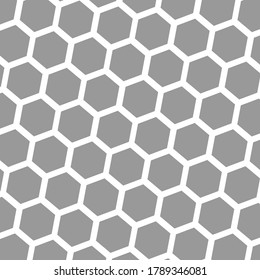 Vector background with a hexagon pattern. Background texture in a geometric ornament style.