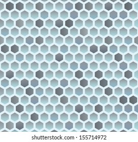 Vector background with hexagons.