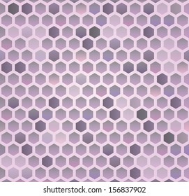 Vector background with hexagons.