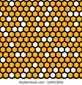 Vector background with hexagons.