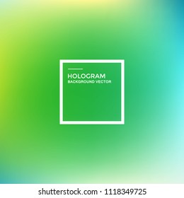 Vector background of hologram gradient, hologram pattern