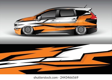 Vektor Hintergrund für Home Auto Aufkleber Wohnmobil Auto Wrap