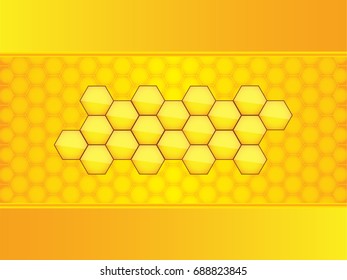 vector background with honeycombs vector illustration