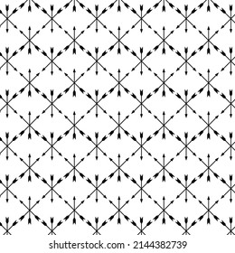Flecha de caza de fondo del vector. Patrón de flecha negra