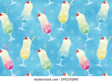 vector background with ice cream float for banners, cards, flyers, social media wallpapers, etc.