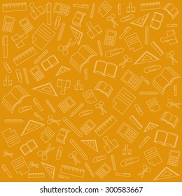 vector background of the icons the education