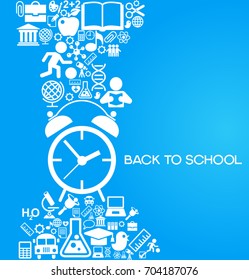 vector background of the icons social computer network