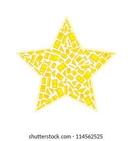 vector background of the icons star up the of education