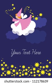 Vector background ideal for birthday cards, childish background