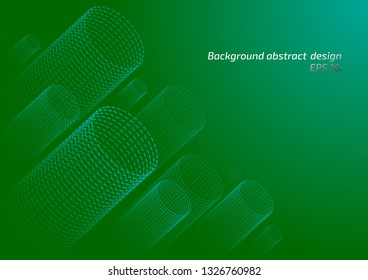 Vector background illustration Abstract geometric colorful circles