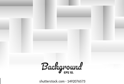 Vector background illustration Abstract geometric shapes, squares and chasing black and white