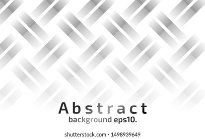 Vector background illustration Abstract geometric shapes, squares and chasing black and white