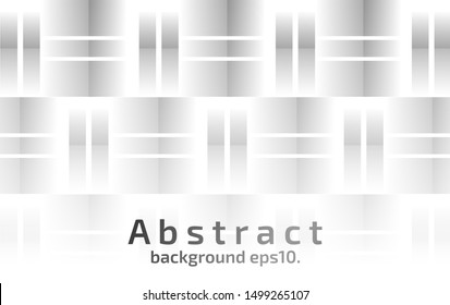 Vector background illustration Abstract geometric shapes, squares and chasing black and white
