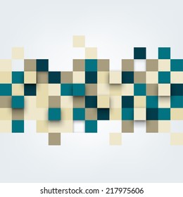 Vector background. Vector Illustration of abstract squares. Pattern design for banner, poster, flyer, cover, brochure. 