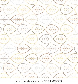 Vector background. Illustration of abstract texture. Pattern design for banner, poster, flyer, card. Autumn leaves seamless pattern.