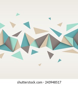 Fundo vetorial. Ilustração de textura abstrata com triângulos. Design de padrão para banner, cartaz, folheto, cartão, cartão postal, capa, folheto.