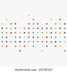 Vector background. Illustration of abstract texture with squares. Pattern design for banner, poster, flyer, card, postcard, cover, brochure.