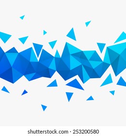 Vector background. Illustration of abstract texture with triangles. Low poly style. Pattern design for banner, poster, flyer, card, postcard, cover, brochure.