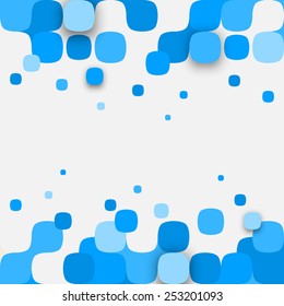 Vector background. Illustration of abstract texture with squares. Pattern design for banner, poster, flyer, card, postcard, cover, brochure.