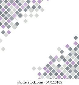 Vector background. Illustration of abstract texture with squares. Pattern design for banner, poster, card, postcard, cover