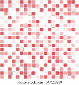 Vector background. Illustration of abstract texture with squares. Pattern design for banner, poster, card, postcard, cover