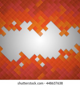 Vector background. Illustration of abstract texture with squares. Pattern design for banner