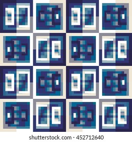 Vector background. Illustration of abstract texture with squares. Pattern design for banner, poster, flyer, card, postcard, cover, brochure. Vector mosaic illustration.