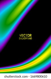Vector background, illustration of abstract waves. Background design for poster, flyer, cover, brochure.