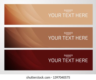 Vector background illustration Banner design Geometric curve