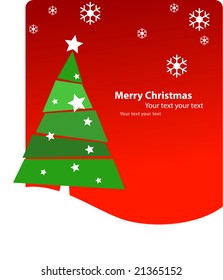 vector background  illustration for Christmas card