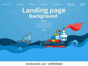 Vector background illustration Design for website templates and landing page