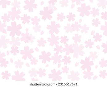 Vector Background Illustration with Fantastical Dancing Flowers