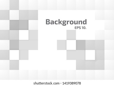 Vector background illustration Modern abstract concept Geometry Chasing white squares