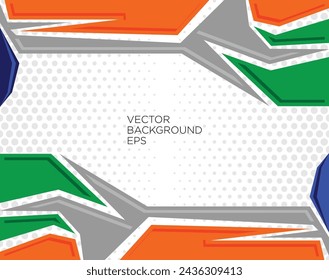 Vector background illustration modern design Premium