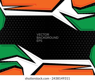 Vector background illustration modern design Premium
