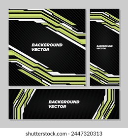 Vector background illustration modern design set premium