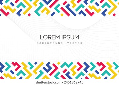 Vector background illustration modern design Premium