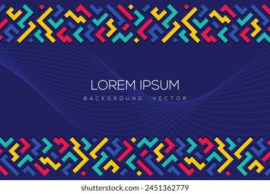 Ilustración de fondo de Vector diseño moderno Premium