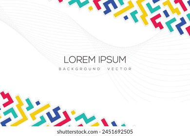 Vector background illustration modern design Premium